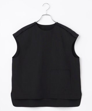 #Newans 【ANSWER for アクセサリーLOVER】ビッグポケットベストブラウス ブラック系