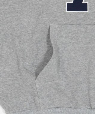 WEGO グラフィックビッグプルパーカー 杢グレー