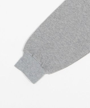 WEGO グラフィックビッグプルパーカー 杢グレー