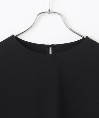 #Newans 【洗える】スクエアシルエットノースリーブカットソー ブラック