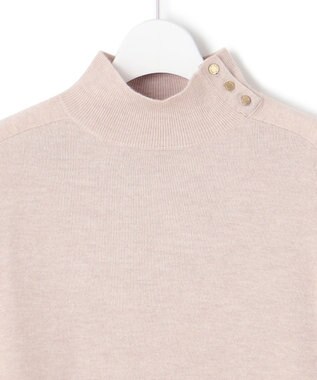 23区 セミウーステッド ハイネック ニット ベージュ系