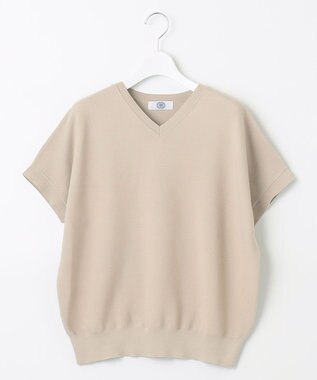 J.PRESS LADIES S 【洗える・抗菌防臭】ドルマンガーター ニット アイボリー系