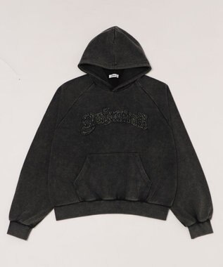 WEGO ショートグラフィックプルパーカー ブラックその他