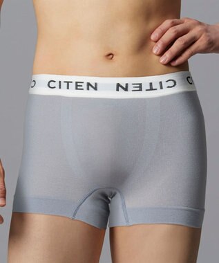 WACOAL MEN ボクサーパンツ <CITEN>コラボ 【PANTS HOLIC】 ユニセックス ワンサイズ(S-LL) 立体成型 前閉じ 下着 GT3555 /ブロス バイ ワコールメン グレー