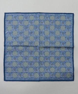  日本製【シルク100％】オリジナル柄チーフ