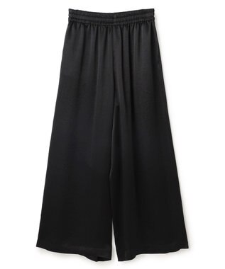 uncrave アセテートヴィンテージサテン ワイドパンツ ブラック