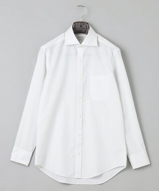 GOTAIRIKU 【形態安定】PREMIUMPLEATS_ワイドスプレッド 通年ドレスシャツ グリーン系1