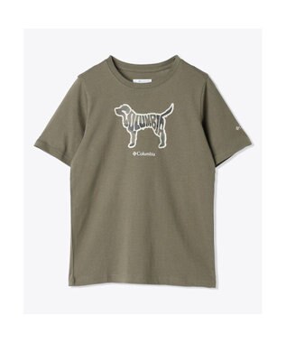 Columbia Columbia/ 【KIDS】バレークリークショートスリーブグラフィックシャツ /コロンビア Stone Green、 Friendly Fun