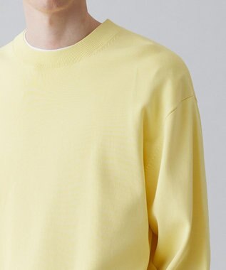 UNFILO MENS 【接触冷感】イージーケア ニットロングTEE [23年春夏商品] イエロー