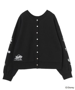 Green Parks ナイトメア／２ｗａｙ　ラインストーンカーディガン Black