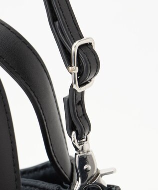 Y'SACCS イタリアンシープ 2wayラウンドトート ブラック