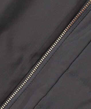 自由区 【カタログ掲載】ライトダウンリバーシブルノーカラー ジャケット スレート