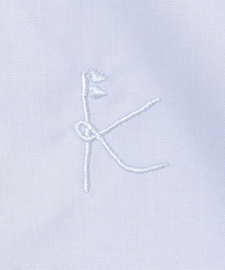 組曲 KIDS 【110-140㎝】 レースリボンタイブラウス サックスブルー