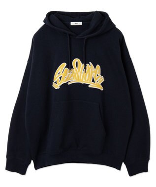 WEGO ワッペンロゴパーカー ネイビー