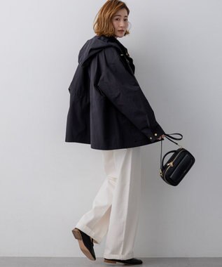 23区 【先行予約】マットエアリータフタ 2WAY ブルゾン ネイビー系