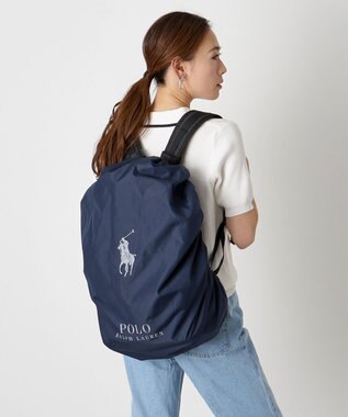  【防水】POLO RALPH LAUREN リフレクターレインリュックカバー