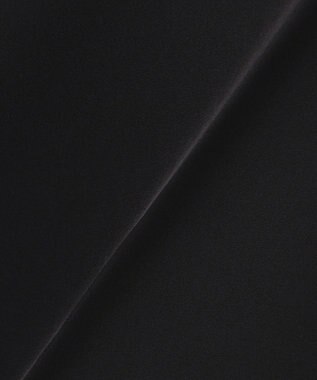 uncrave ライトダブルサテン ワイドパンツ ブラック