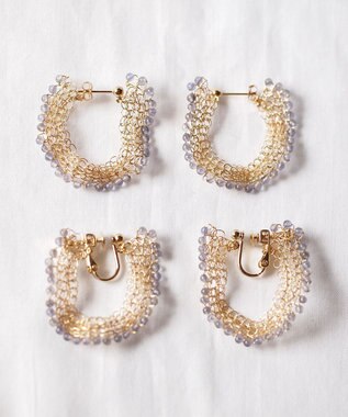 CASUMINO sweet pie iolite ピアス gold