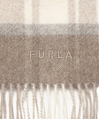 MOONBAT FURLA カシミヤ100%オンブレーマフラー/幅30cm モカブラウン