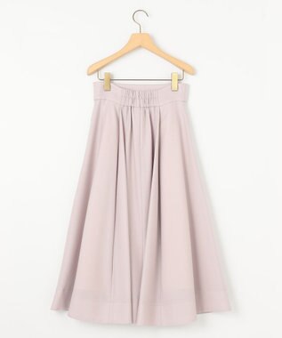 組曲 【WEB一部店舗限定】ウールジョーゼット フレアスカート ローズ系
