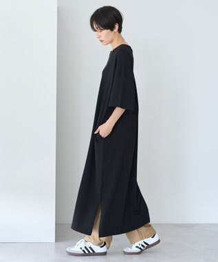 AMERICAN HOLIC バックタックカットワンピース Black