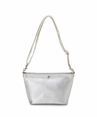 TOPKAPI 【TREASURE TOPKAPI】ソフトシュリンク テープ コンビ レザー ミニショルダーバッグ シルバー