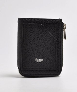blancle シュリンクレザー Jジップウォレット ブラック