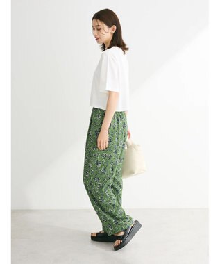 Green Parks ・ｓｗｉｎｇ　ｂｙ　ラインストーンロゴショートＴＥＥ Off White