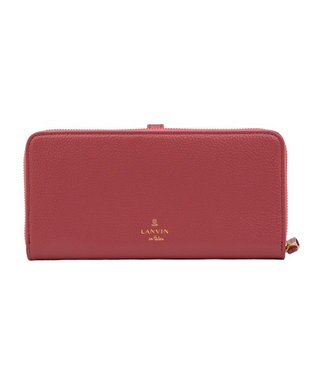 LANVIN en Bleu リュバン ラウンド長財布 ピンク