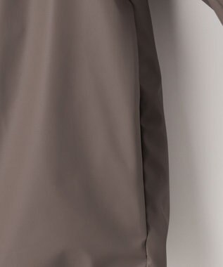 組曲 L レザーライクライト ブルゾン モーヴグレー系