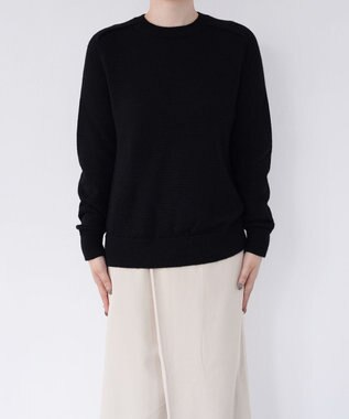 TOQUE 〈高垣麗子さんコラボ〉【ユニセックス】ベビーアルパカラグランニット 漆黒