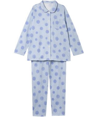 Wing パジャマ 綿100%(本体肌側) あったか 3Lまで対応 大きいサイズ 長袖 長ズボン 冬 レディース EP5075 ウイング／ワコール