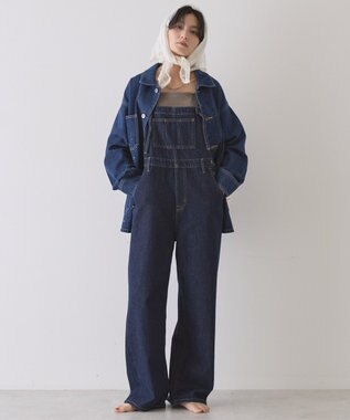 AMERICAN HOLIC ペイントデニムカバーオールジャケット Indigo