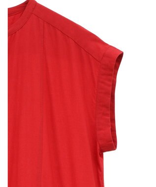 CRAFT STANDARD BOUTIQUE インド綿フレンチスリーブワンピース Red
