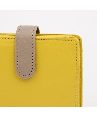 UNBILLION アトランタ ATLANTA / 牛革二つ折りカラーコンビウォレット イエロー