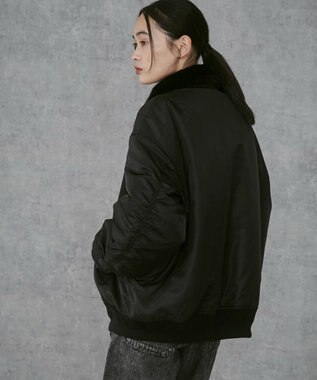 WEGO 【ユニセックス着用ITEM】フライトジャケット ブラック