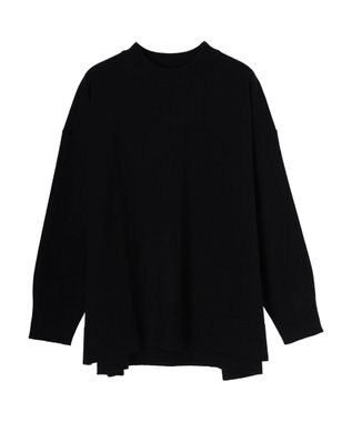 Green Parks もちやわ　モックネックプルオーバー Black