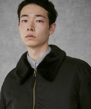 WEGO 【ユニセックス着用ITEM】フライトジャケット ブラック