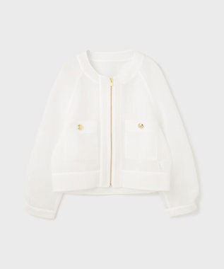 GRACE CONTINENTAL シアーダンボールブルゾン ホワイト