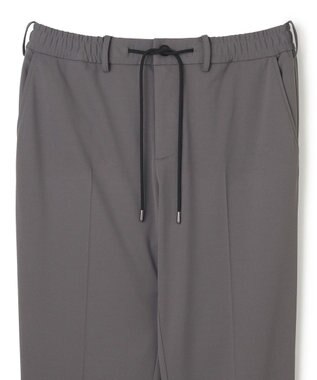 JOSEPH HOMME 新素材【ストレッチ/洗える/撥水/UVカット/接触冷感/防透性/防汚性】プルシェルポンチ  / ドロスト付テーパードパンツ PEGG CONVERTIBLE グレー系