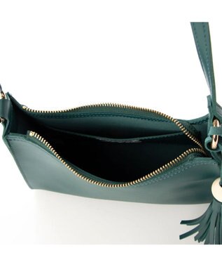 UNBILLION cachecache ウッドボールタッセルショルダー ダークグリーン