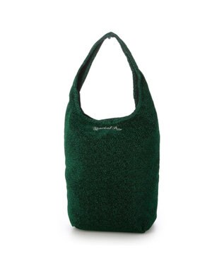 UNBILLION カシュカシュ cachecache / ラメワンポイント刺繍トート グリーン