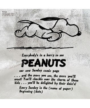 ROOTOTE 8445【スヌーピー】IP.A4アーキャトルワイド.メタリック.ピーナッツ-0Q 02：シルバー