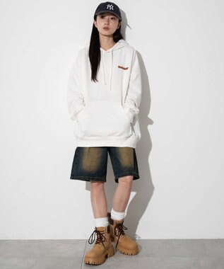 WEGO 【ユニセックス着用ITEM】別注NEW　JACKグラフィックプルパーカー ホワイト