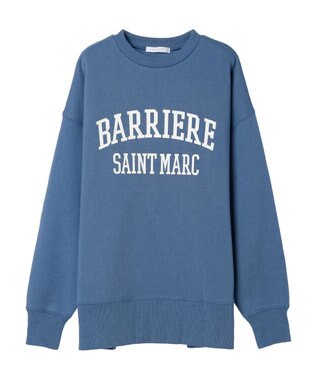 Green Parks 裏起毛ロゴプルオーバー Blue