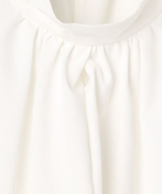 ANY SIS L 【2WAY】リボンギャザー ブラウス ホワイト系