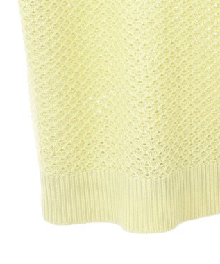 AMERICAN HOLIC 透かし編み半袖ニットプルオーバー Pistachio