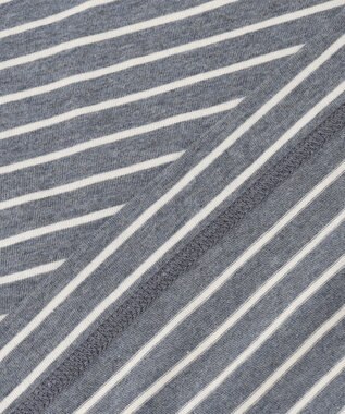 JOSEPH ABBOUD MOUNTAIN 【SPACE／UNISEX】OGコットンボーダークレイジー  カットソー ダルブルー系2