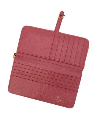 LANVIN en Bleu リュバン ラウンド長財布 ピンク