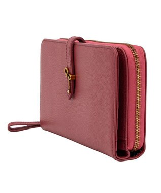 LANVIN en Bleu リュバン ラウンド長財布 ピンク